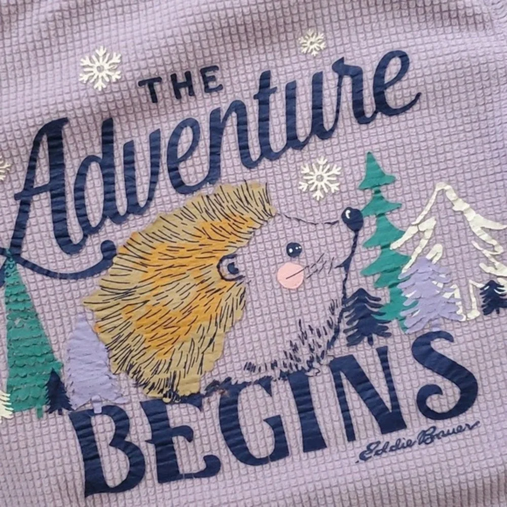 2 Eddie Bauer Waffle Weave Tops Size Kids‎ 6